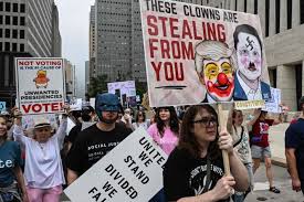 anti trump protest signs